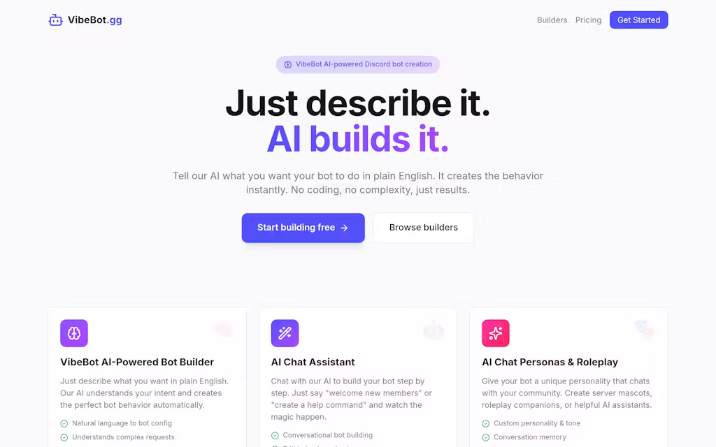 VibeBot screenshot 3