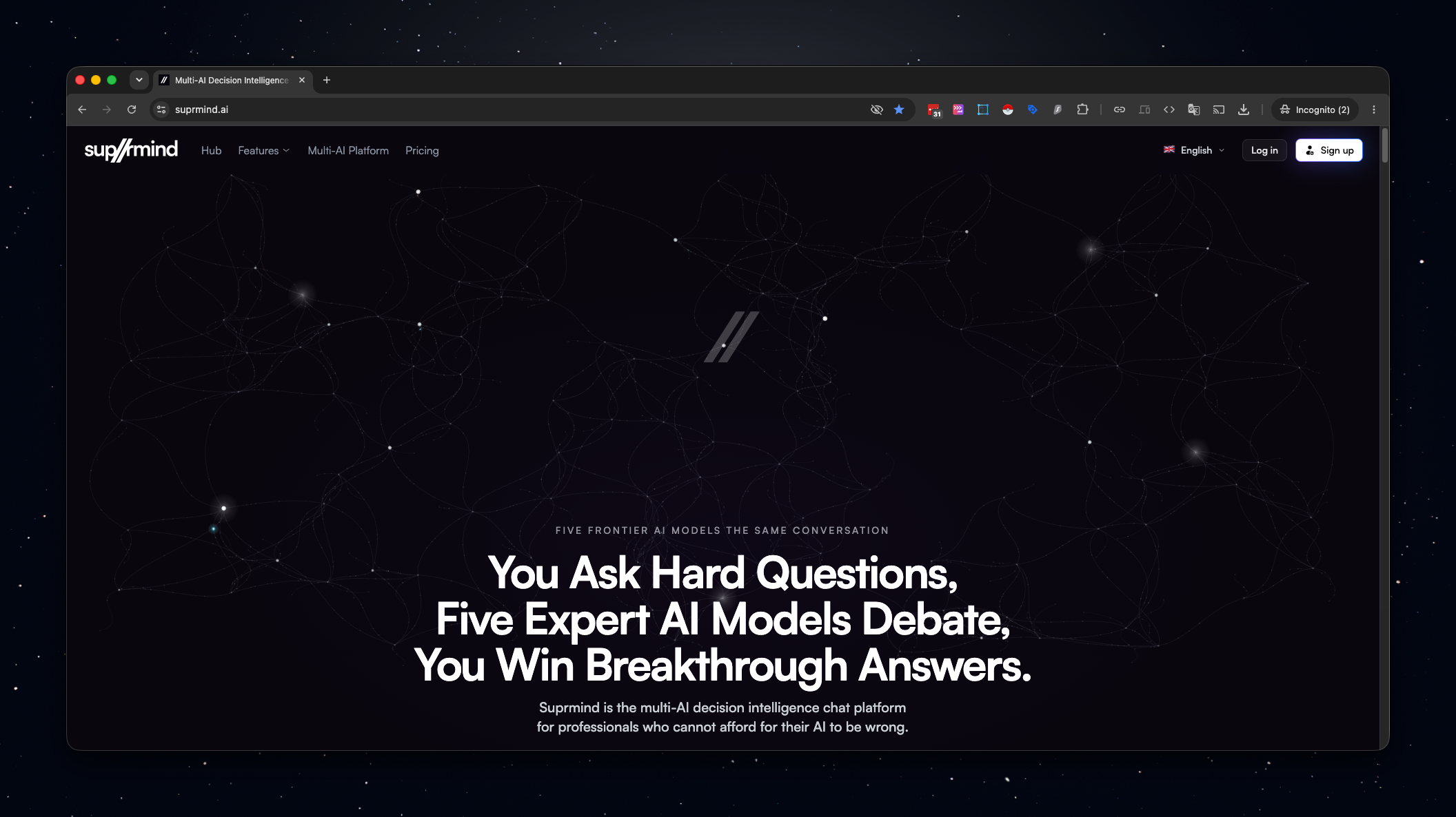 Suprmind screenshot 1