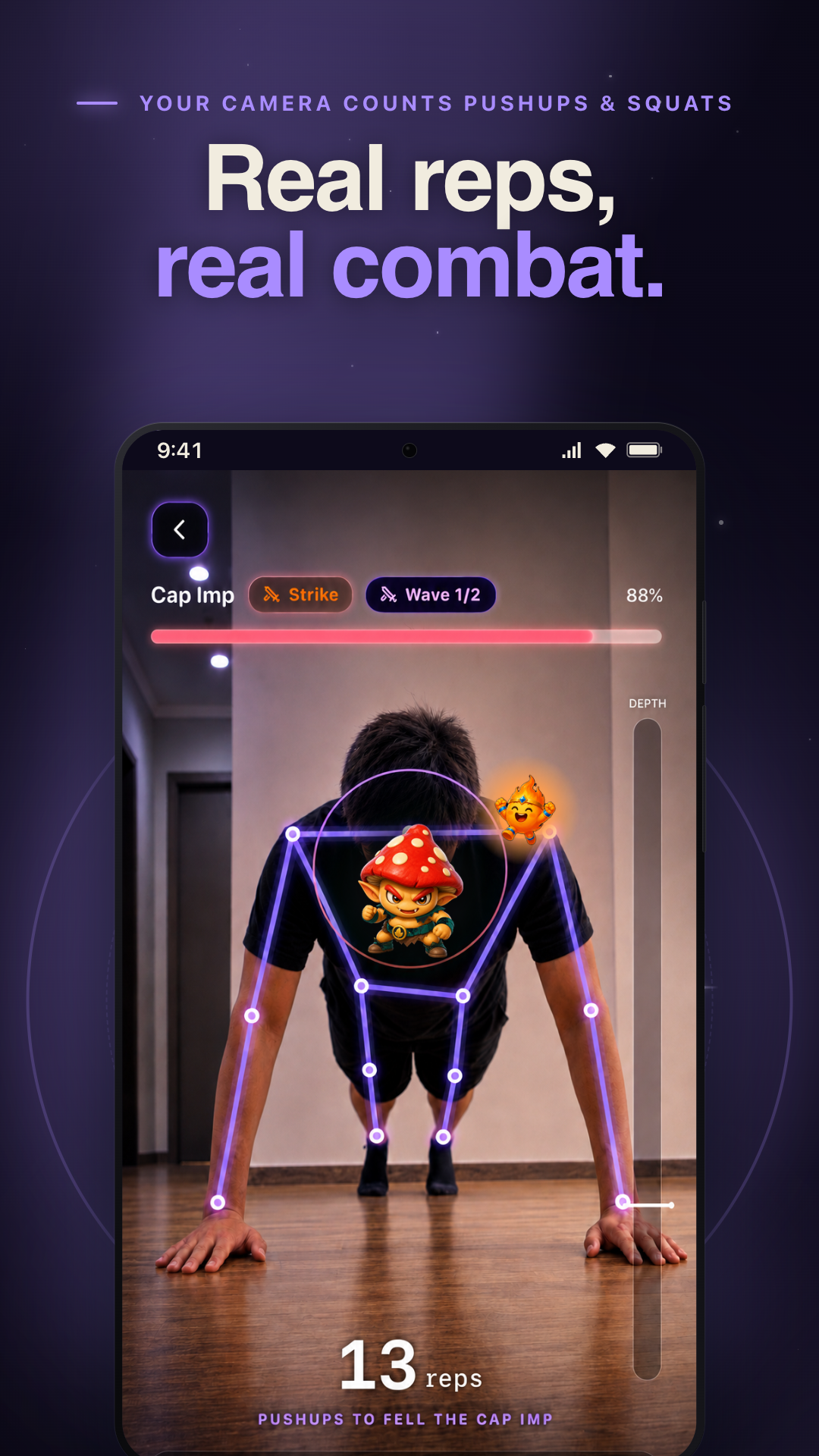 Pushup RPG screenshot 1
