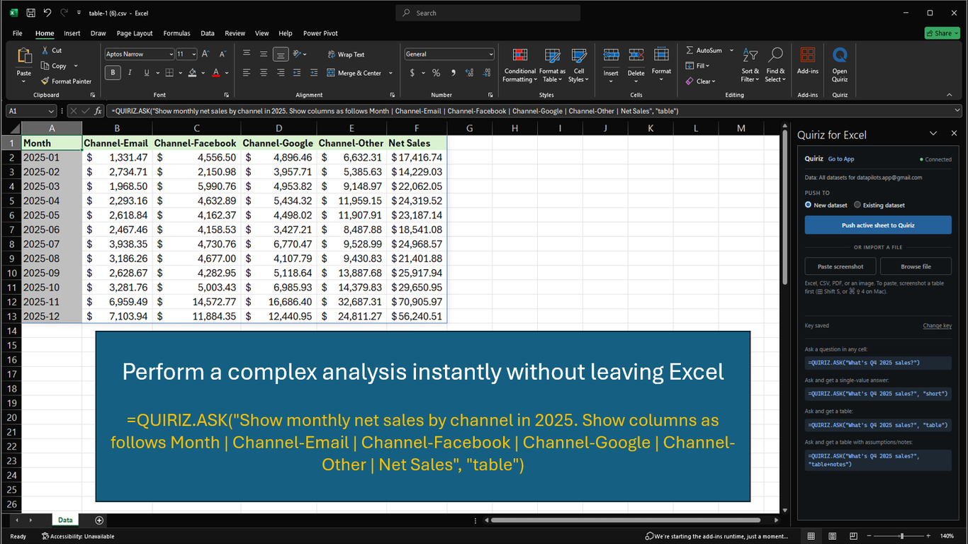 Quiriz screenshot 1
